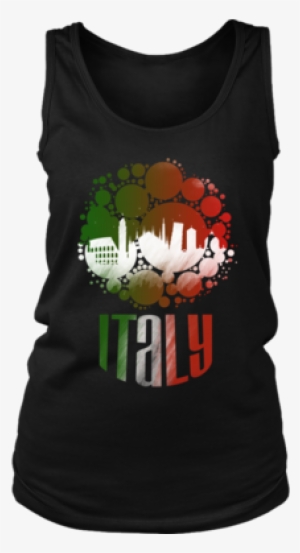 Italy Skyline Horizon Sunset Love Italian Women's Tank - Shirt