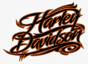 Harley Davidson Art Elegant Free Harley Davidson Clip - Gift Pack - Harley Davidson Number 1 And Cursive Shot