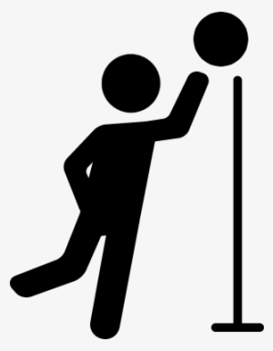 Volleyball Player With Ball And Net Vector - Shoot Basketball