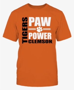 clemson tigers gear paw power t shirt - active shirt