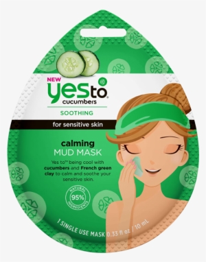 yes to cucumbers calming mud mask single use - yes to cucumbers mud mask