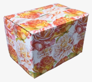 6x4x4 Blossoms Designer Boxes - (25)- 10 X 13 Water Color Flower Designer Poly Mailers