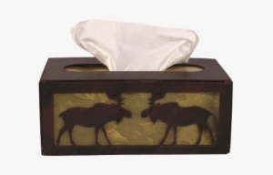 Iron Moose Rectangle Tissue Box Cover - Black Forest Decor Iron Moose Rectangular Tissue Box