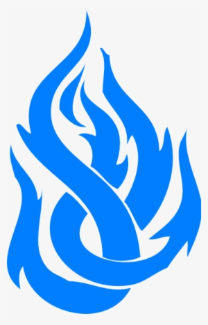 Blue Flames Clip Art At Clker - Stylish Tribal Tattoos