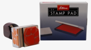 Clemson Tiger Paw Stamp And Orange Ink Pad - Shiny Stamp Pad Red Size 3 110 X 70mm