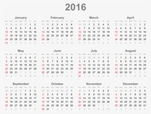 This Free Icons Png Design Of Calendar-2016