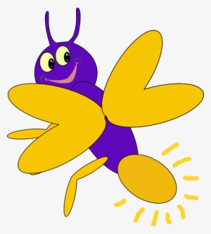 Jpg Royalty Free Download Purple Firefly Clip Art At - Clip Art For Fireflies