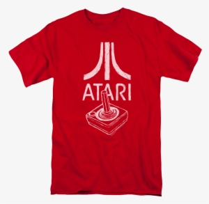 Red Joystick Atari Shirt - All Valley Logo Karate Tournament