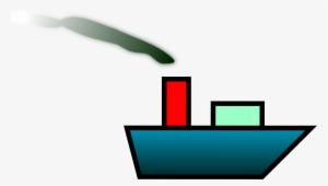 This Free Icons Png Design Of Ship With Smoke