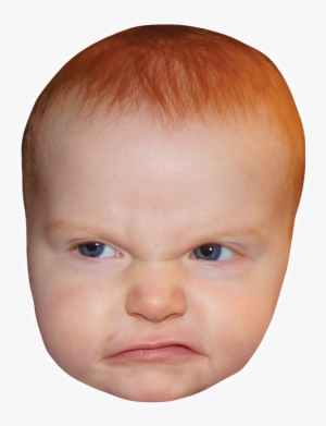 Giant Head Mask - Baby Head Transparent