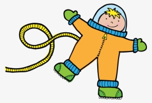 Moon Clipart For Kid - Space Kid Clipart