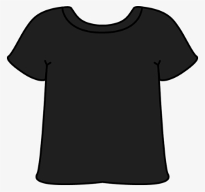 Black Tshirt Clip Art - Textile