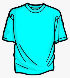 Blank T-shirt Light Blue Svg Clip Arts 540 X 596 Px