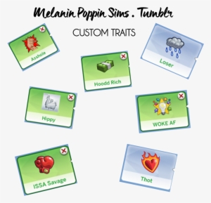 Custom Cc Traits I Made For Sims - Sims 4 Cc Thot