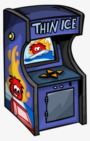 Thin Ice Game Machine - Club Penguin