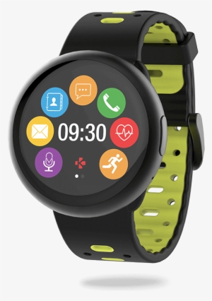 Smartwatch With Circular Color Touchscreen And Heart- - Mykronoz Zeround 2 Hr Premium