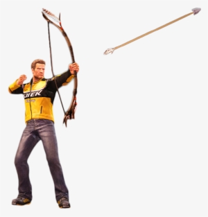 Dead Rising Bow And Arrow Main - Bow And Arrow Png