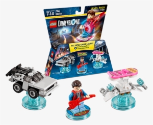Lego Dimensions Back To The Future Level Pack