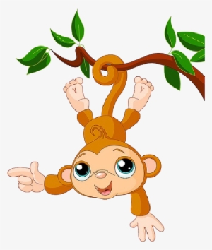 Clip Art Of Cartoon Monkeys - Monkey Cartoon High Resolution