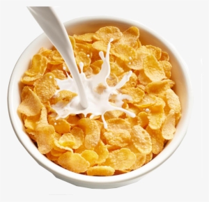 Cereal And Milk Png - Bowl Of Cornflakes Png