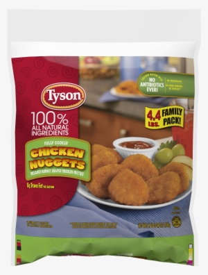 Nae Fully Cooked Chicken Nuggets, Breaded Nugget Shaped - Family Pack Tyson Chicken Nuggets