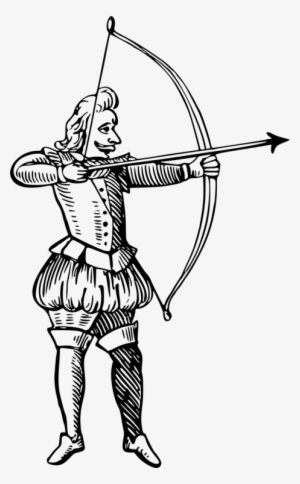 Bow And Arrow Archery Drawing Hunting - Bow And Arrow Drawing