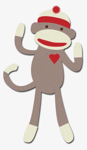 Year Of The Monkey Clipart Animated - Clip Art Sock Monkey