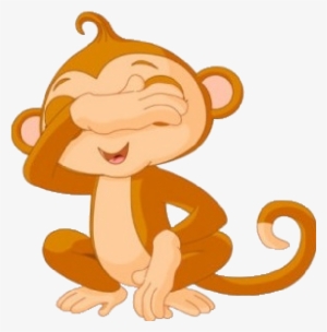 Cute Funny Cartoon Baby Monkey Clip Art Images - Monkey Cartoon Transparent Background