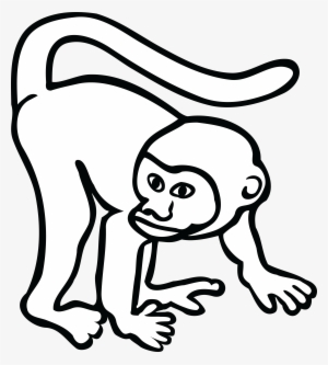 Free Clipart Of A Monkey さる かっこいい フリー イラスト Transparent Png 4000x4442 Free Download On Nicepng