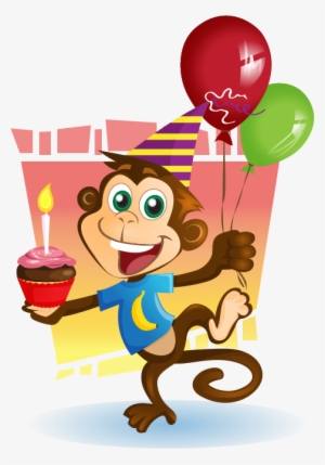 Birthday Clipart Monkey - Monkey Birthday Clip Art