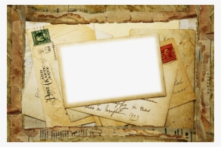 Vintage Letter Collage Frame ~ Zibi Vintage Scrap