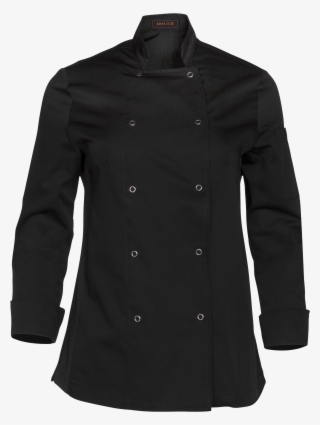 chaqueta cocina de mujer manga larga corchetes transpirable