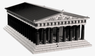 3 Parthenon Royalty-free 3d Model