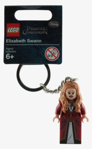 Lego Elizabeth Swann Keychain