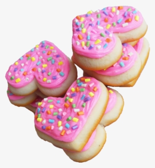 Pink Sugar Heart Cookies Polyvore Moodboard Filler