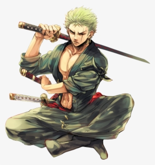 Chances Are You've Seen Zoro Somewhere On The Internet, - One Piece Zoro  Pre Timeskip Transparent PNG - 1300x1600 - Free Download on NicePNG