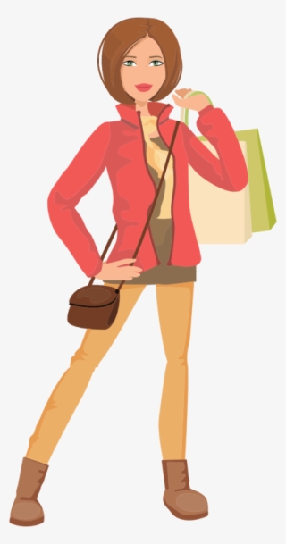 Shopping Woman Illustration