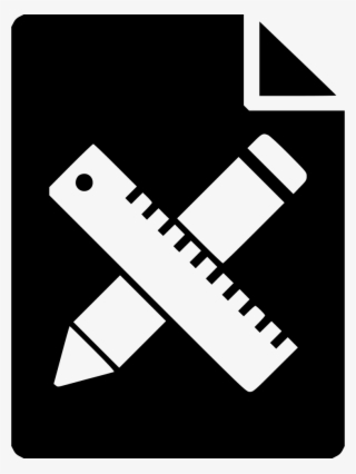 White Pencil Icon On Black Background Clipart Computer