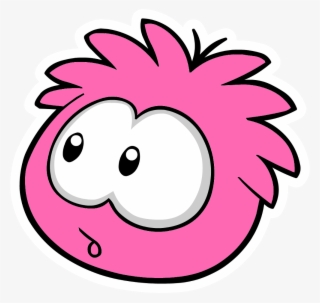 Hot Pink Puffle Pin
