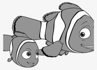 Clownfish Clipart Fishblack