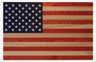 Custom U - S - A - Made Color Wooden Wall Flag With