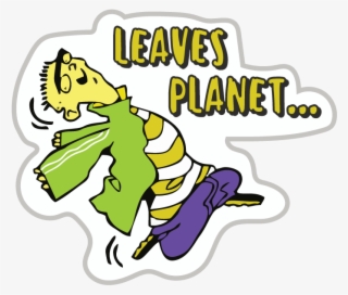 Leaves Planet Ed Edd N Eddy Sticker