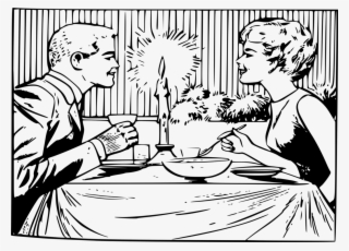 Dating Computer Icons Couple First Date Meal