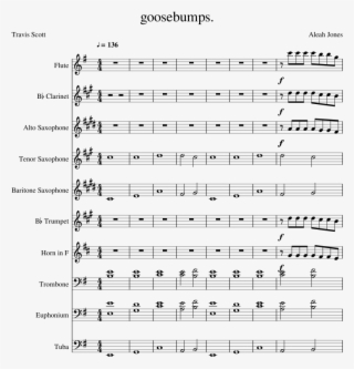 Sheet Music For Flute, Clarinet, Alto Saxophone, Tenor