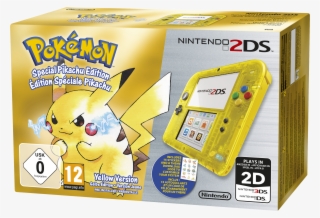 Nintendo 2ds Transparent Yellow Pokémon Yellow