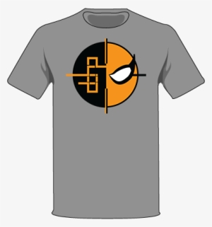 The Gray / Extra Small Homage To Deathstroke Tree-shirts - Active Shirt