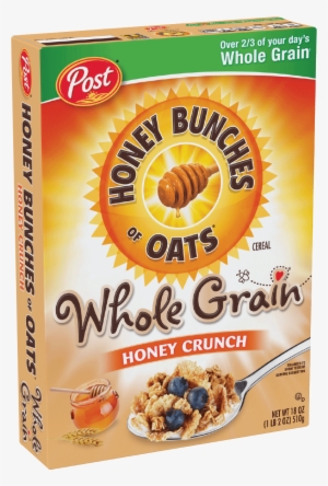 Packaging Of Honey Bunches Of Oats Whole Grain Honey - Honey Bunches Of Oats Honey Roasted