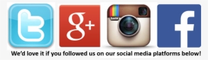 Social Media Icons Instagram Facebook Twitter Google - Facebook Twitter Instagram Google Plus