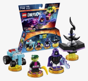 Teen Titans Go , The Powerpuff Girls And Beetlejuice - Lego Dimensions Titans Go