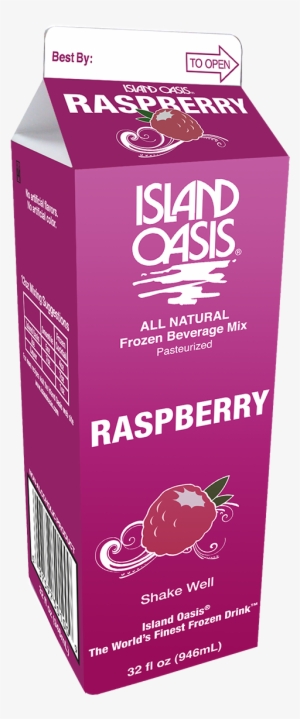 20015 Io Raspberry 32 Oz Carton 20015 Io Raspberry - Island Oasis Pina Colada Mix